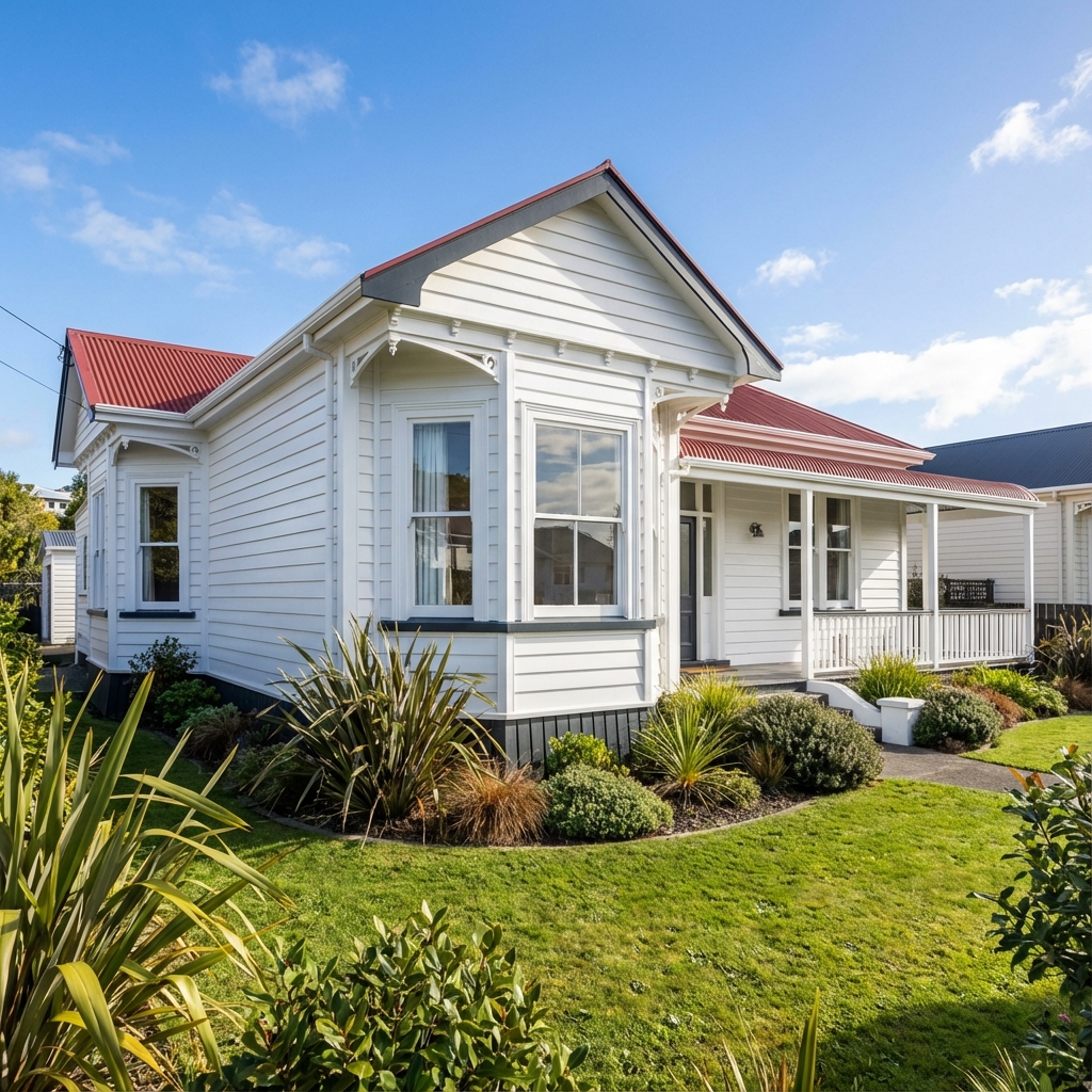 Exterior house painting by Wellington Decorators